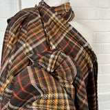 Of The Earth Polyester Viscose Elastane Check Fabric CU