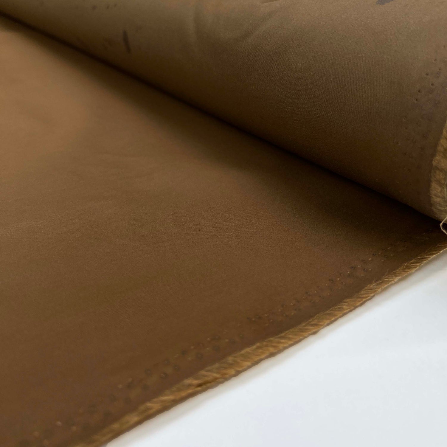 Oil Cloth 9oz Brown Cotton Water Resistant Coating Fabric Roll