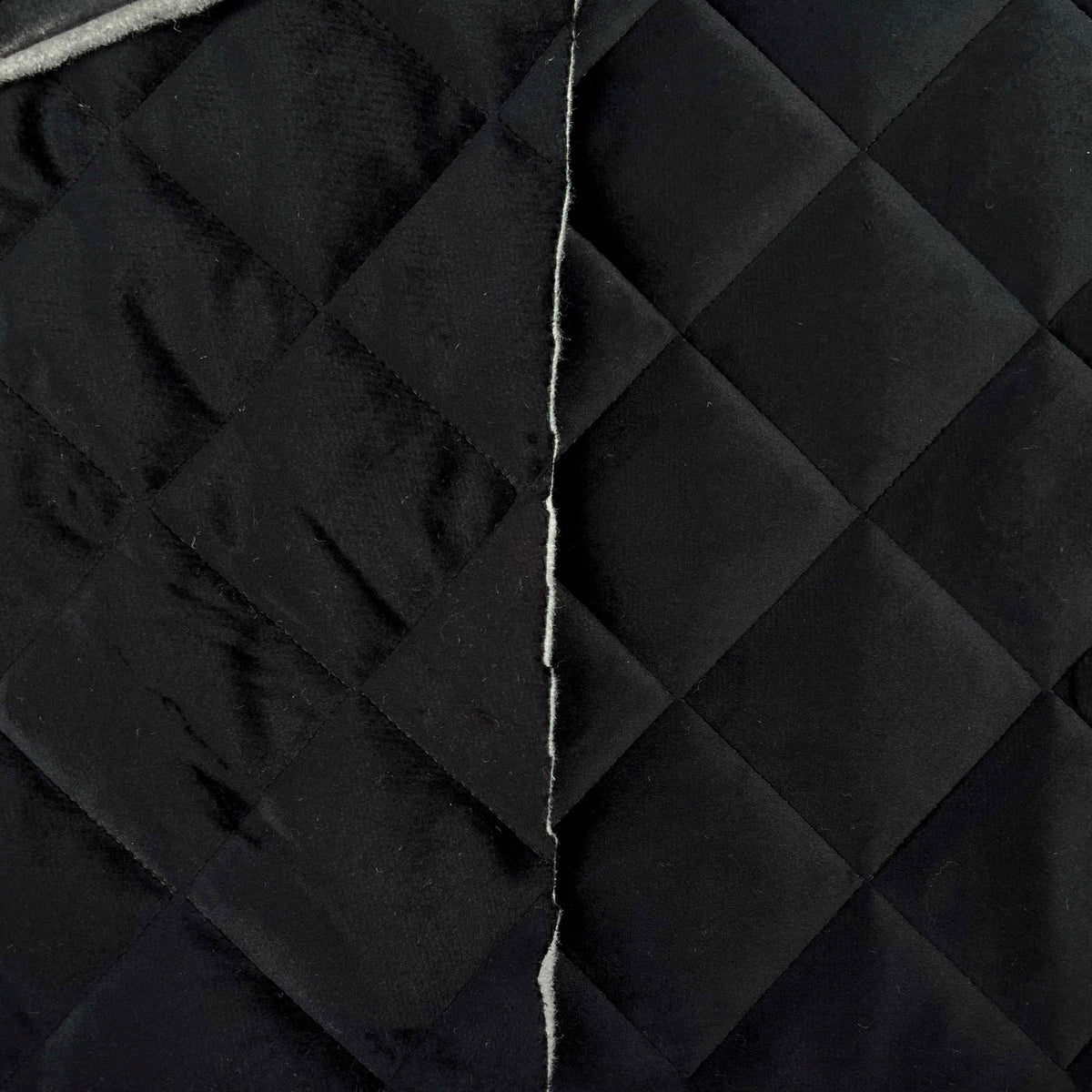 Ooh It's Soft Fur Polyester Black Diamond Quilting Fabric