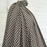 Organic Farmer Cotton Recycled Polyester Check Shirt Fabric Mannequin