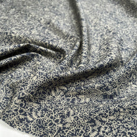 Pima Cotton Lawn - Weavers Floral Navy