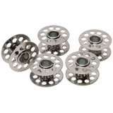 Pack of 5 Metal Sewing Machine Bobbins