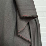 Grey Stripe British Wool Deadstock Suit Fabric Pick up a Pinstripe Hang