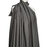 Grey Stripe British Wool Deadstock Suit Fabric Pick up a Pinstripe Mannequin