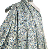 Tiny Blue Floral Print Dressmaking Fabric Pima Cotton Lawn Floret Mannequin