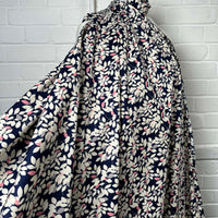 Pima Cotton Lawn – Night Leaves