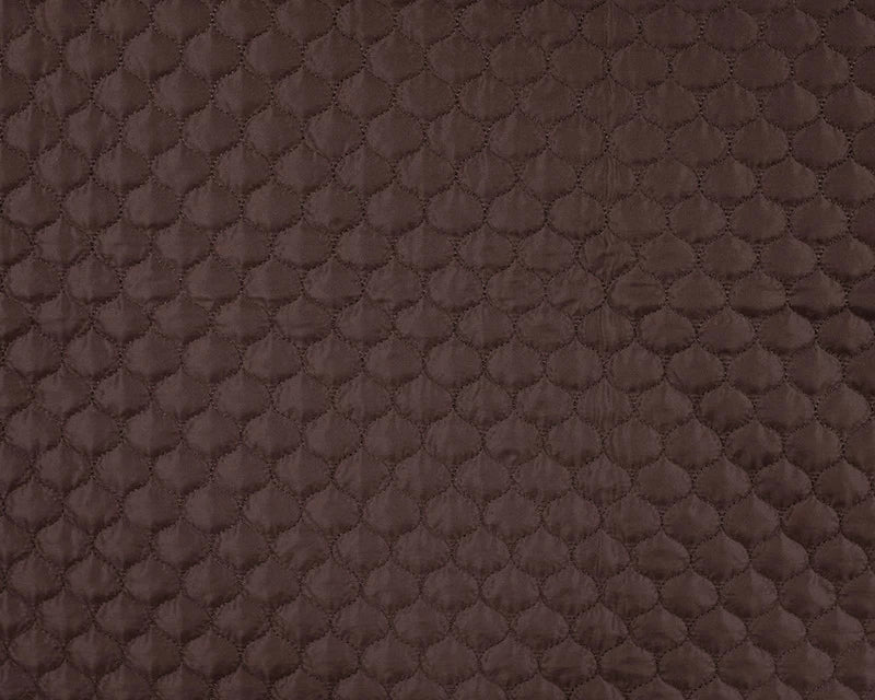Pebble Quilt Brown Plain Water Repellent Fabric fabric
