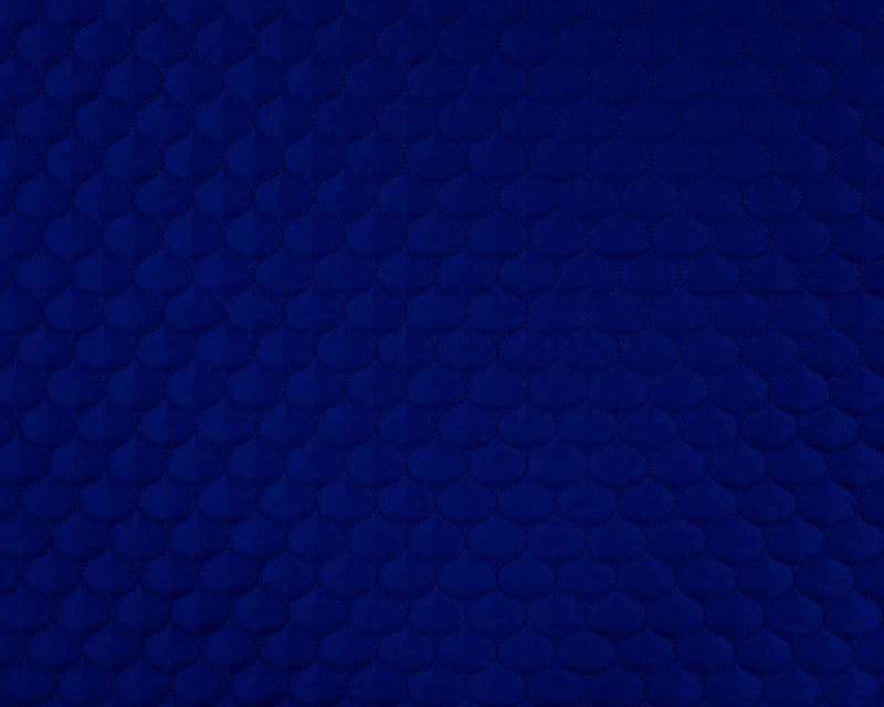 Pebble Quilt - Royal Plain Water Repellent Fabric fabric
