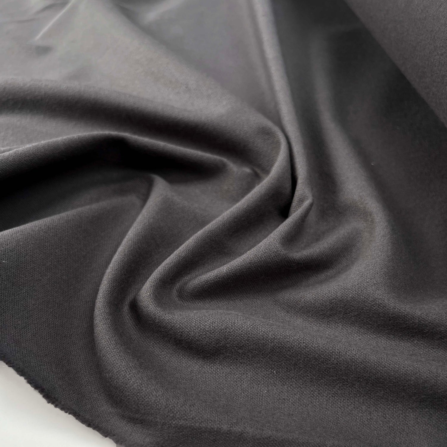 Winceyette Plain - Dark Grey