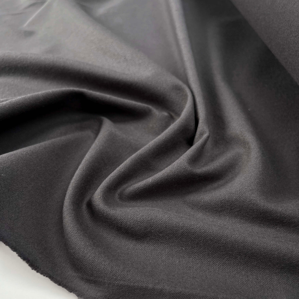 Winceyette Plain - Dark Grey