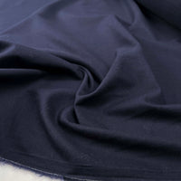 100% Brushed Cotton Navy Winceyette Dress Fabric