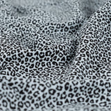 Pocket Panther Haze Animal Print Knitted Cotton Jersey 200gsm Dress Fabric CU