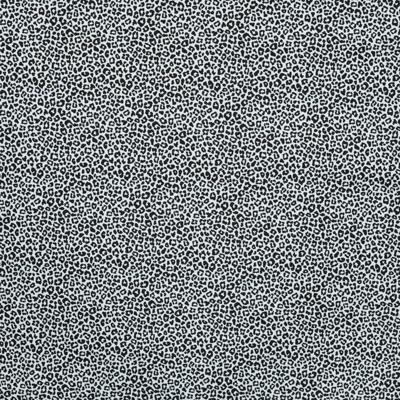 Pocket Panther Haze Animal Print Knitted Cotton Jersey 200gsm Dress Fabric Flat
