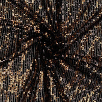 Bronzed Glitz - Cascading Sequins