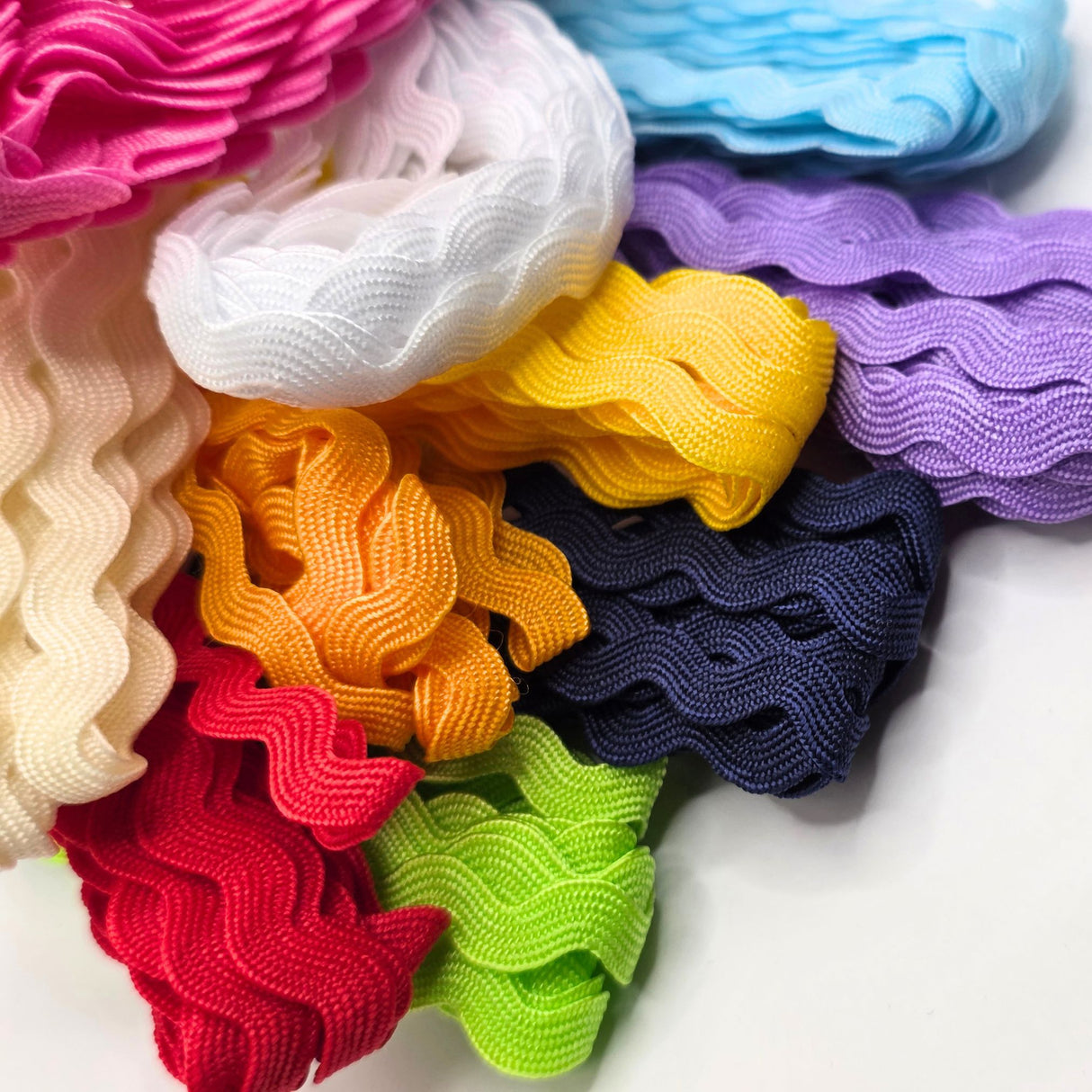 Ric Rac -  Sold in 5.25m pieces (11 colours available)