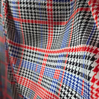 Polyester Satin - Dogtooth Check