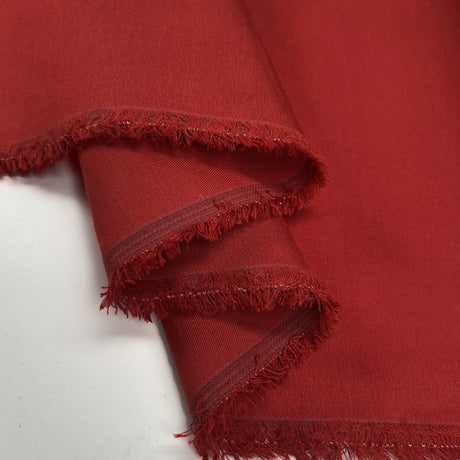Poppy Red - Silk Wool Blend