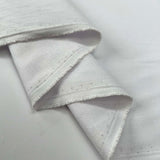 Pretender White Cotton Drill Plain Woven Trouser Fabric Fold