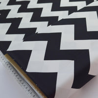 Riley Black - Mega Chevron - Black and White