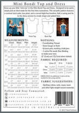 Sew to Grow - Mini Bondi Top Sewing Pattern (10 months - Children's Size 10/12 years)