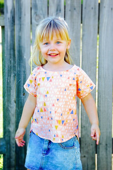 Sew to Grow - Mini Bondi Top Sewing Pattern (10 months - Children's Size 10/12 years)