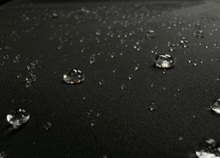 Sailaway Black Cotton Italian Waterproof Coating Fabric CU Splash