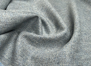 Saltaire Wool Baby Blue British Yorkshire Woven Marl Jacketing Fabric CU