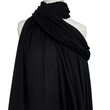 Seacell Jersey Black Plain Knitted Stretch TShirt Fabric Mannequin