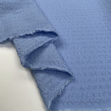 Seersucker Shirting - Blue