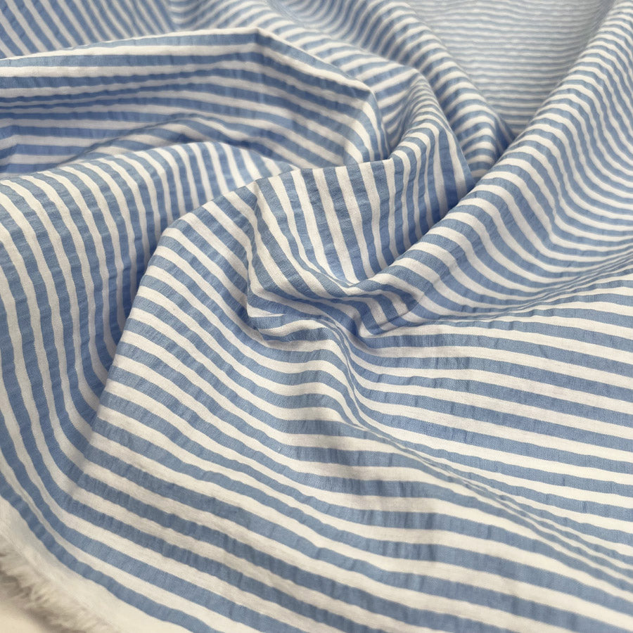 Seersucker - Sky Stripe
