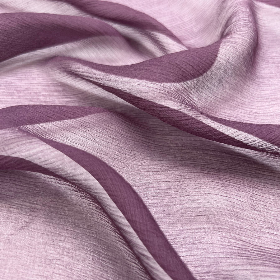 Sheer Dress Fabric For The Finer Things - Silk Chiffon - Plum CU