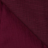 Tencel Ripple Wine Silky Smooth Woven Dress Fabric fabric, folded