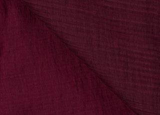 Tencel Ripple Wine Silky Smooth Woven Dress Fabric fabric, folded