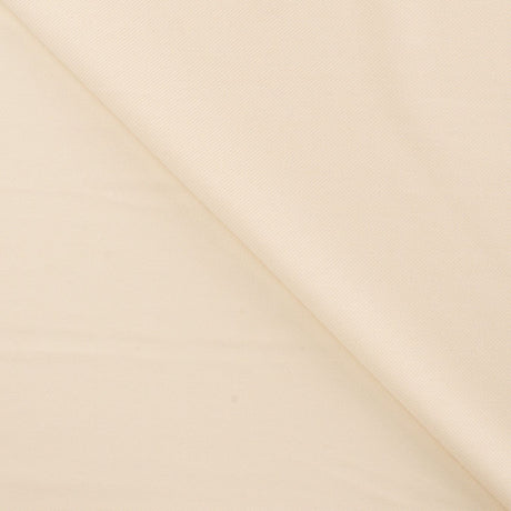 Smart Move Ecru Punta Twill Knitted Viscose 350gsm Dress Fabric Fold