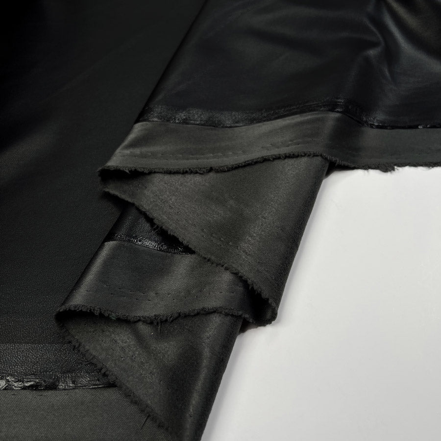 Soft Backed Faux Leather - Black