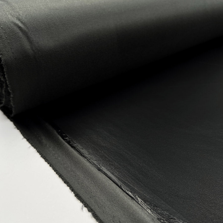 Soft Backed Faux Leather - Black