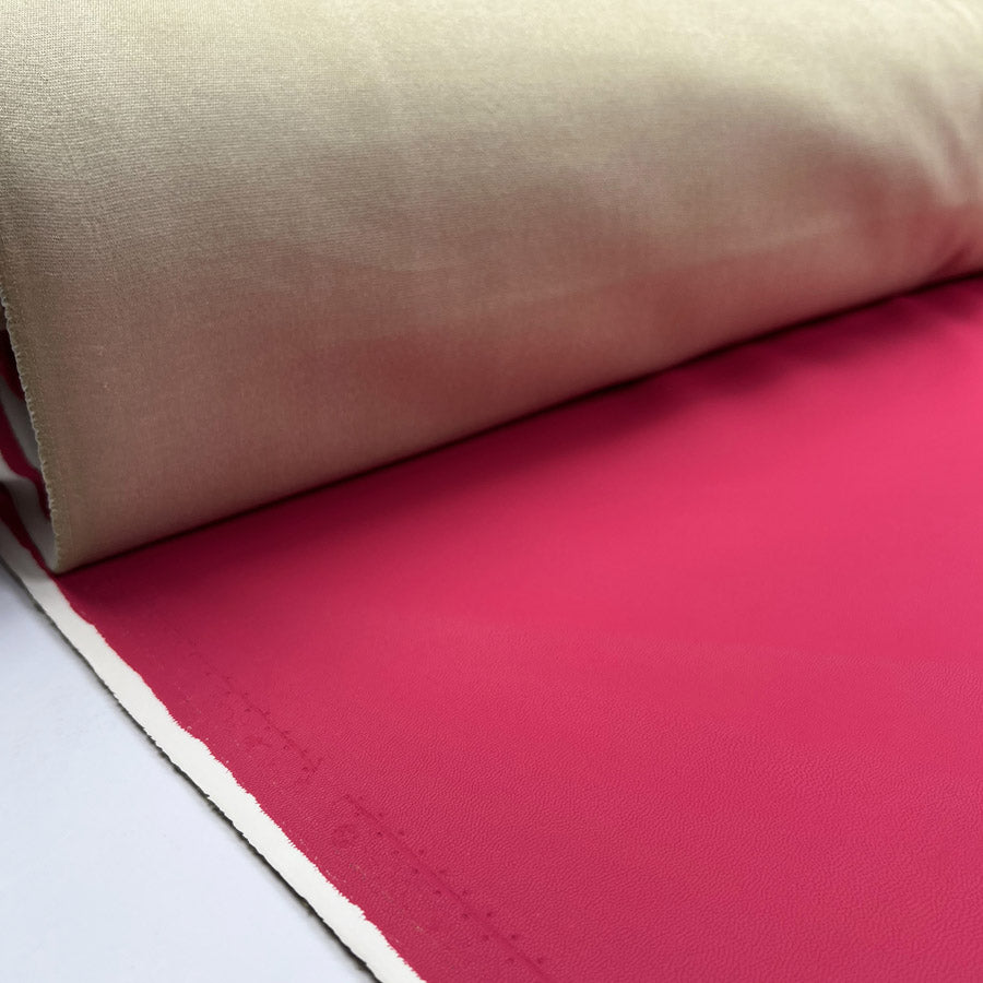 Soft Backed Faux Leather - Pink