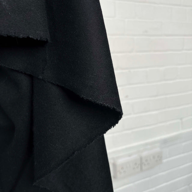 Soft Over The Mountain Polyester Wool British Deadstock Coating Fabric Hang