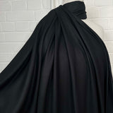 Herringbone Ex-Designer Italian Cotton Fabric Softly Spoken - Black Mannequin