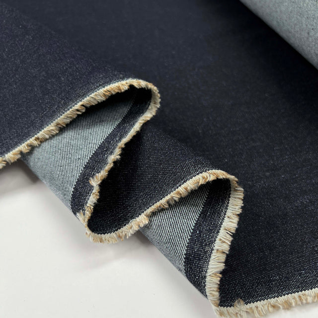 Standalone Special Cotton Lycra Stretch Woven Ex Designer Denim Jean Trouser Fabric Fold