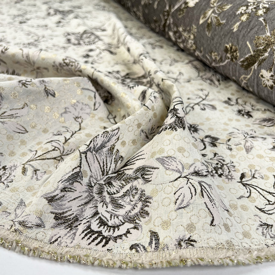 Sterling Brocade - Golden Taupe