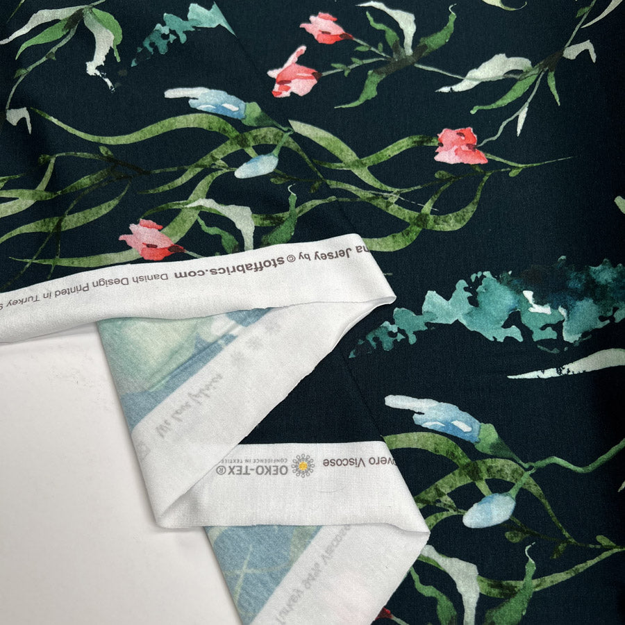 Stof Viscose Jersey - Hawthorn