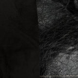 Stretch Faux Leather - Black