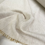Stripeway Linen Mix - Mustard