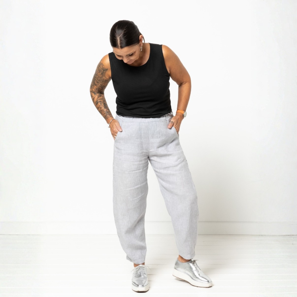 Style Arc - Barry Woven Pant Pattern (UK 4-16)