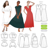 Style Arc - Trinnie Woven Dress Pattern (UK 4-16) Extension Pack