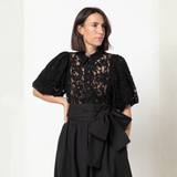 Style Arc Dallas Woven Shirt Dress Pattern Black