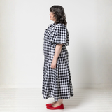 Style Arc Dallas Woven Shirt Dress Pattern Gingham Side