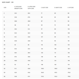 Style Arc Dallas Woven Shirt Dress Pattern Size Chart CM 1