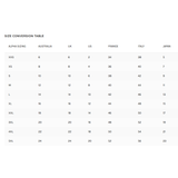 Style Arc Dallas Woven Shirt Dress Pattern Size Conversion Table 1
